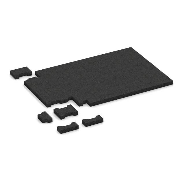 Typische Verlegung oder Einbausituation für den Artikel 3845 von WARCO - Tlakovec, Farbton Antracit in der Abmessung 20 × 16,5 × 4,3 cm | 0,0278 m².