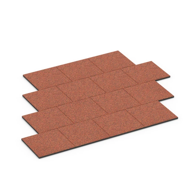 Typische Verlegung oder Einbausituation für den Artikel 6417 von WARCO - Gumijasta varnostna plošča – 90 cm, Farbton Etna in der Abmessung 50 x 50 x 3 cm.