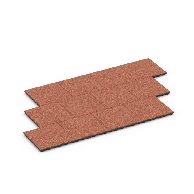 Typische Verlegung oder Einbausituation für den Artikel 6435 von WARCO - Gumijasta varnostna plošča – 160 cm, Farbton Etna in der Abmessung 50 x 50 x 4,8 cm.