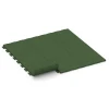 Typische Verlegung oder Einbausituation für den Artikel 7054 von WARCO - Gumijasta plošča za teraso Linea, Farbton Travnato zelena in der Abmessung 50 x 50 x 3 cm | 0,25 m².
