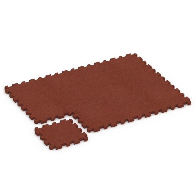 Typische Verlegung oder Einbausituation für den Artikel 6994 von WARCO - Gumijaste plošče za fitnes, Farbton Opečno rdeča in der Abmessung 50 x 50 x 4 cm | 0,25 m².