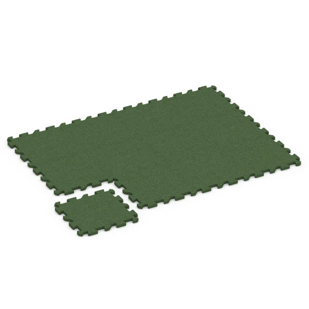 Typische Verlegung oder Einbausituation für den Artikel 6990 von WARCO - Gumijaste plošče za fitnes, Farbton Travnato zelena in der Abmessung 50 x 50 x 3 cm | 0,25 m².