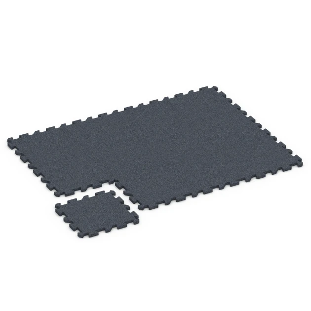 Typische Verlegung oder Einbausituation für den Artikel 6992 von WARCO - Gumijaste plošče za fitnes, Farbton Skrilavosiva in der Abmessung 50 x 50 x 3 cm | 0,25 m².
