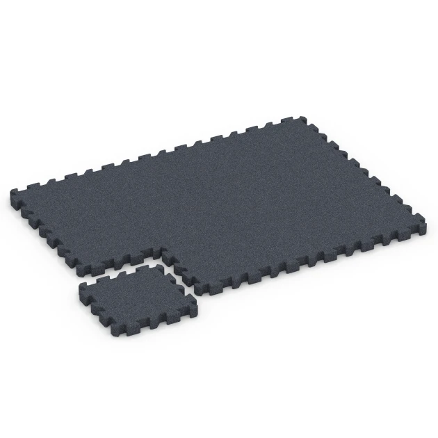 Typische Verlegung oder Einbausituation für den Artikel 6319 von WARCO - Puzzle plošča za otroška igrišča, Farbton Skrilavosiva in der Abmessung 50 x 50 x 6 cm | 0,25 m².