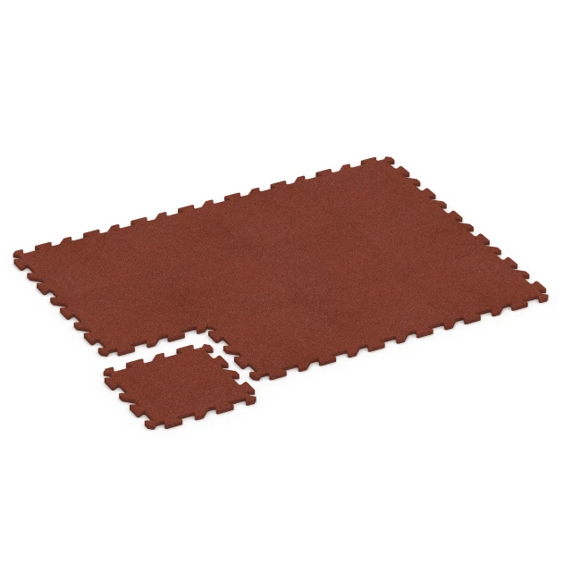 Typische Verlegung oder Einbausituation für den Artikel 6984 von WARCO - Gumijaste plošče za fitnes, Farbton Opečno rdeča in der Abmessung 50 x 50 x 2 cm | 0,25 m².