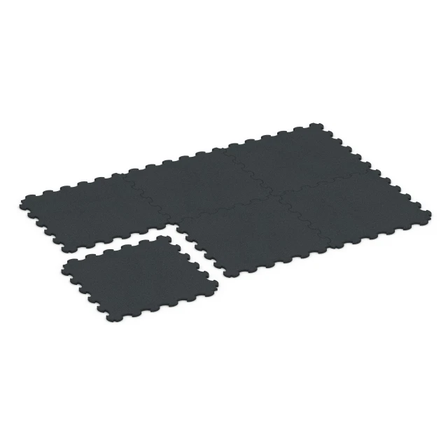 Typische Verlegung oder Einbausituation für den Artikel 7085 von WARCO - Gumijasta podloga za pse, Farbton Antracit in der Abmessung 102,5 x 102,5 x 2,2 cm | 1,05 m².