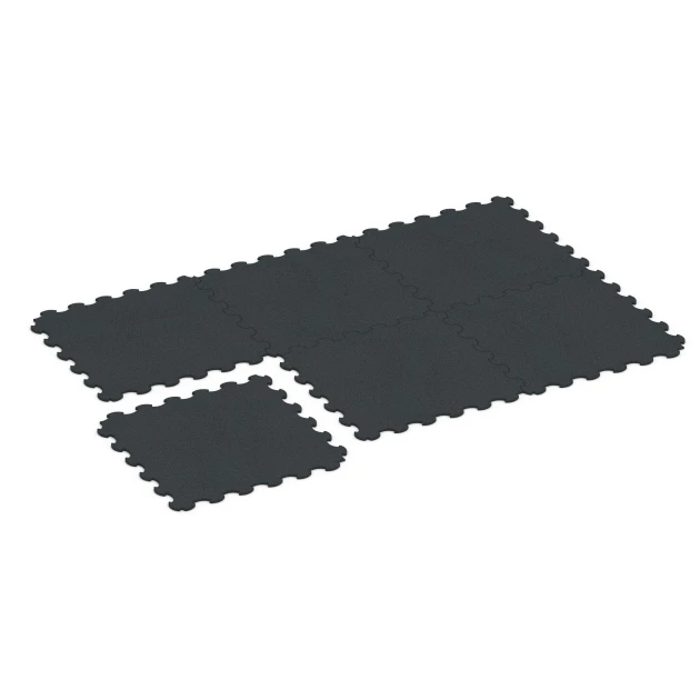 Typische Verlegung oder Einbausituation für den Artikel 6376 von WARCO - Fitnes zaščitna podlaga, Farbton Antracit in der Abmessung 102,5 x 102,5 x 1,5 cm | 1,05 m².