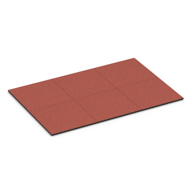 Typische Verlegung oder Einbausituation für den Artikel 6388 von WARCO - Hlevska guma Luksuz, Farbton Opečno rdeča in der Abmessung 100 x 100 x 4,5 cm | 1,00 m².