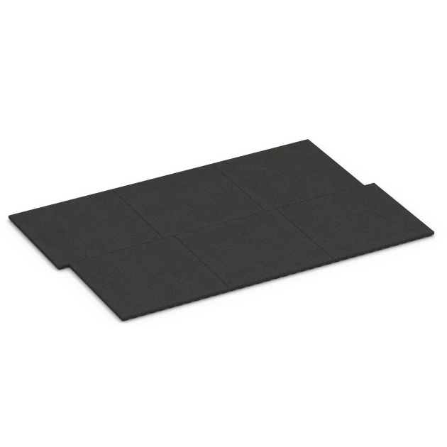 Typische Verlegung oder Einbausituation für den Artikel 6387 von WARCO - Hlevska guma Premium, Farbton Antracit in der Abmessung 100 x 100 x 4,5 cm | 1,00 m².