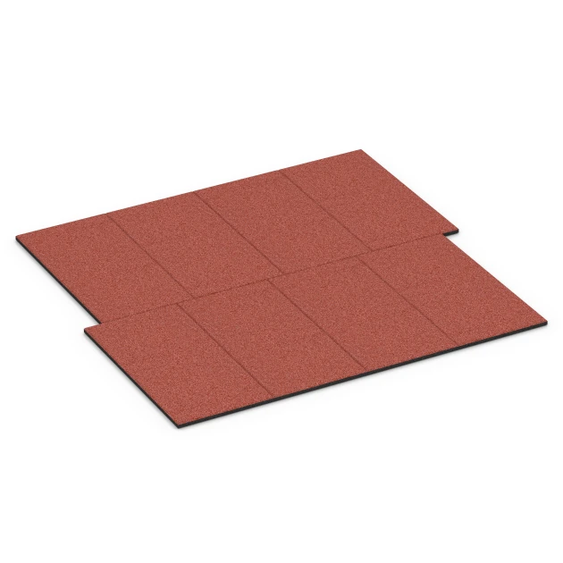 Typische Verlegung oder Einbausituation für den Artikel 6382 von WARCO - Hlevska guma, Farbton Opečno rdeča in der Abmessung 100 x 50 x 3 cm | 0,50 m².