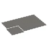 Typische Verlegung oder Einbausituation für den Artikel 6805 von WARCO - Gumijasta podloga za agility, Farbton Temnosivi granit in der Abmessung 97,1 x 97,1 × 1,8 cm.