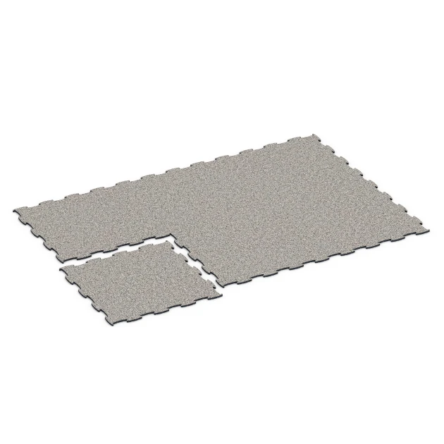 Typische Verlegung oder Einbausituation für den Artikel 6833 von WARCO - Fitness Active talna obloga, Farbton Sivi granit in der Abmessung 97,1 x 97,1 × 1,8 cm.