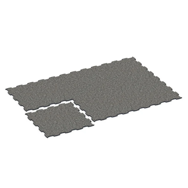 Typische Verlegung oder Einbausituation für den Artikel 6868 von WARCO - Fitnes talna obloga Max, Farbton Temnosivi granit in der Abmessung 97,1 x 97,1 × 1,8 cm.