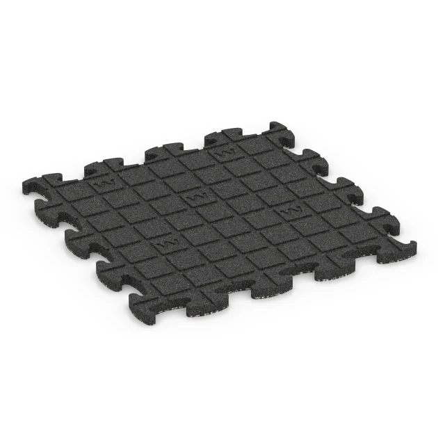 Typische Verlegung oder Einbausituation für den Artikel 6931 von WARCO - Gumijasta zaščitna podloga, Farbton Temnosivi granit in der Abmessung 46 x 46 × 2,8 cm.