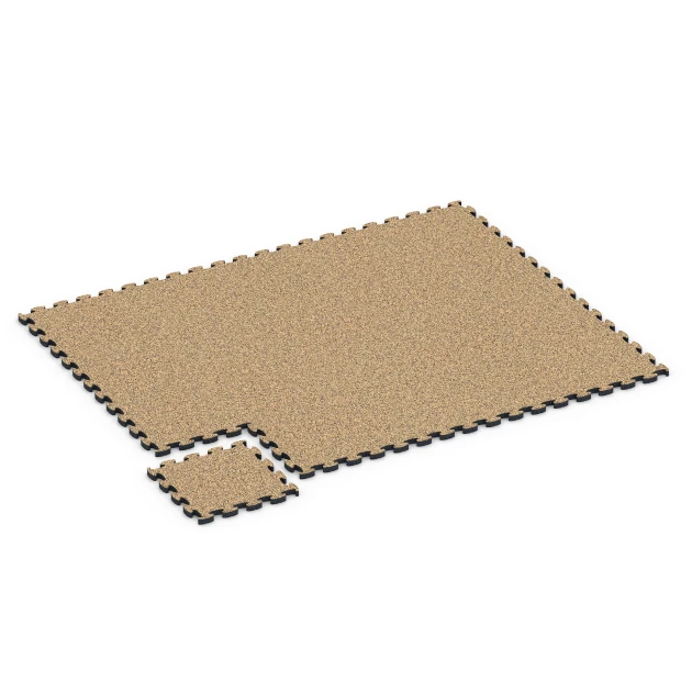 Typische Verlegung oder Einbausituation für den Artikel 6939 von WARCO - Gumijasta zaščitna podloga, Farbton Ratan in der Abmessung 44,6 x 44,6 × 2,8 cm.