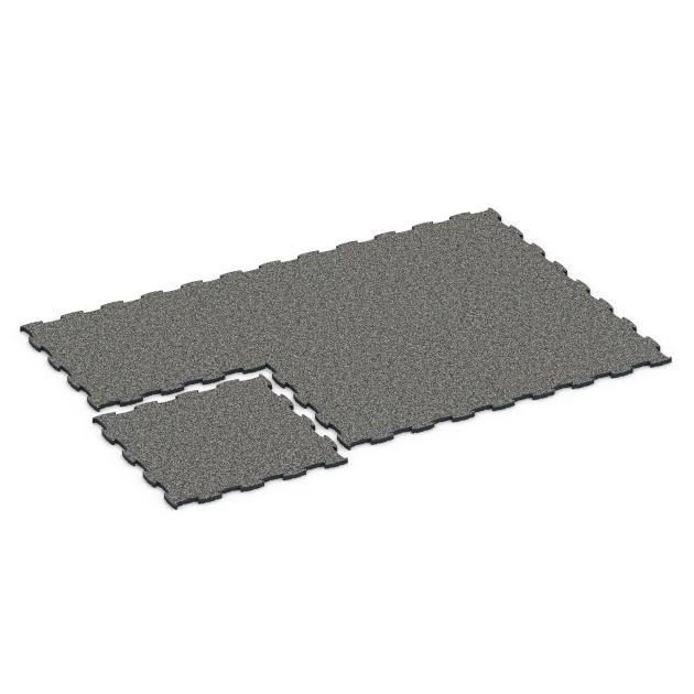 Typische Verlegung oder Einbausituation für den Artikel 6850 von WARCO - Fitness Active talna obloga, Farbton Temnosivi granit in der Abmessung 97,1 x 97,1 x 2,8 cm.