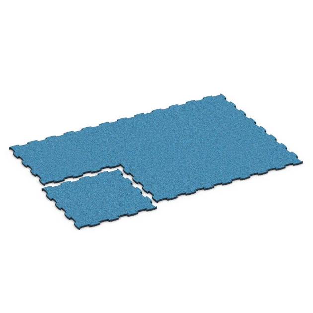 Typische Verlegung oder Einbausituation für den Artikel 6857 von WARCO - Fitness Active talna obloga, Farbton Atlantik in der Abmessung 97,1 x 97,1 x 2,8 cm.