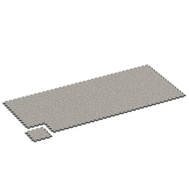 Typische Verlegung oder Einbausituation für den Artikel 6815 von WARCO - Gumijaste ploščice za balkon, Farbton Sivi granit in der Abmessung 28,9 x 28,9 x 1,8 cm.