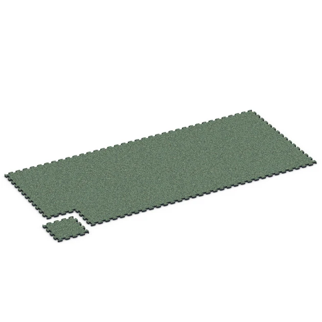 Typische Verlegung oder Einbausituation für den Artikel 6816 von WARCO - Gumijaste ploščice za balkon, Farbton Angleška trata in der Abmessung 28,9 x 28,9 x 1,8 cm.