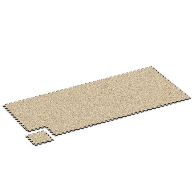 Typische Verlegung oder Einbausituation für den Artikel 6820 von WARCO - Gumijaste ploščice za balkon, Farbton Travertin in der Abmessung 28,9 x 28,9 x 1,8 cm.