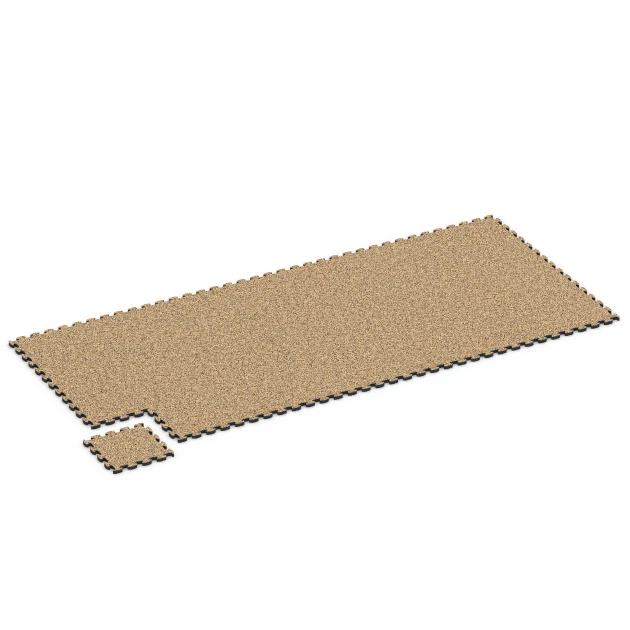Typische Verlegung oder Einbausituation für den Artikel 6822 von WARCO - Gumijaste ploščice za balkon, Farbton Ratan in der Abmessung 28,9 x 28,9 x 1,8 cm.