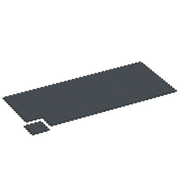 Typische Verlegung oder Einbausituation für den Artikel 6964 von WARCO - Fitness Premium studijska podlaga Plus, Farbton Antracit in der Abmessung 28,9 x 28,9 x 1,8 cm.