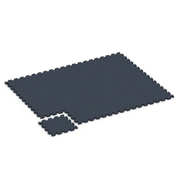 Typische Verlegung oder Einbausituation für den Artikel 6961 von WARCO - Fitness Premium športna podlaga, Farbton Antracit in der Abmessung 45,9 x 45,9 x 2,8 cm.