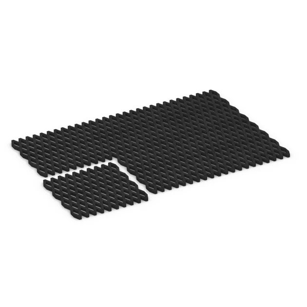 Typische Verlegung oder Einbausituation für den Artikel 7009 von WARCO - Varnostna travna rešetka, Farbton Antracit in der Abmessung 100 x 100 x 4 cm.