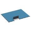Typische Verlegung oder Einbausituation für den Artikel 7139 von WARCO - Gumijasta podloga za zunanji fitnes, Farbton Atlantik in der Abmessung 60 x 60 x 3 cm | 0,36 m².