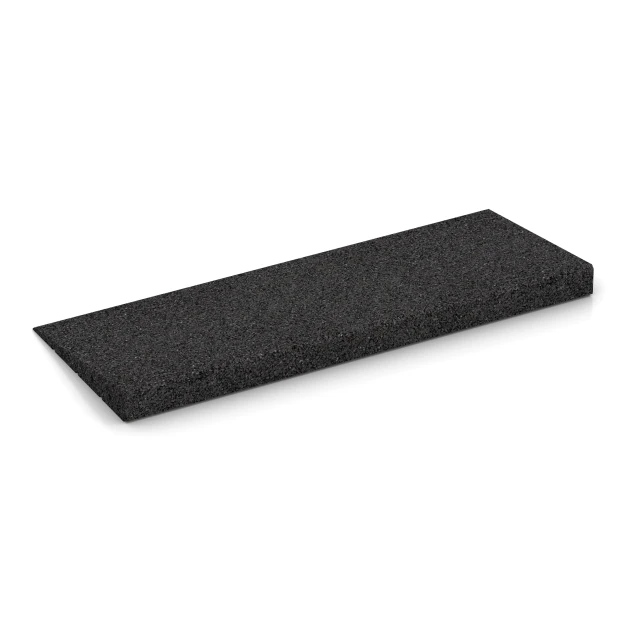 Foto der hinteren Seite vom unsymmetrischen WARCO-Formteil 2508: Pragovna rampa 75, Design Antracit, Maße 75 x 30 cm | 8 < 50 mm.