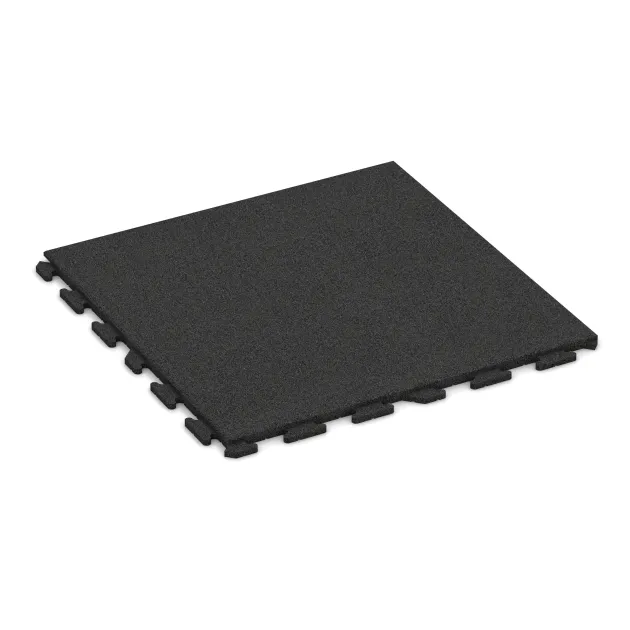 Foto der hinteren Seite vom unsymmetrischen WARCO-Formteil 5959: Dogodkovna talna obloga, Design Antracit, Maße 1000 x 1000 x 30 mm.
